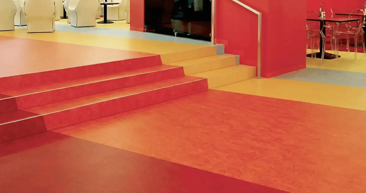 Snack bar with beautiful professionally installed linoleum flooring in Rockford, IL